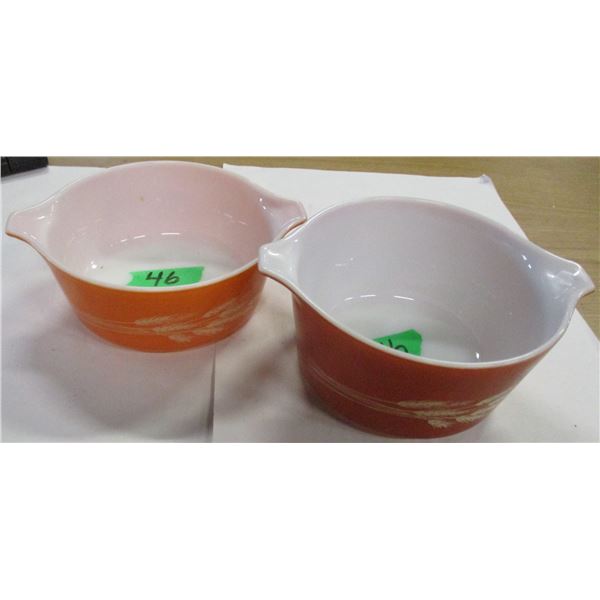 ESTATE:  2 PYREX BOWLS