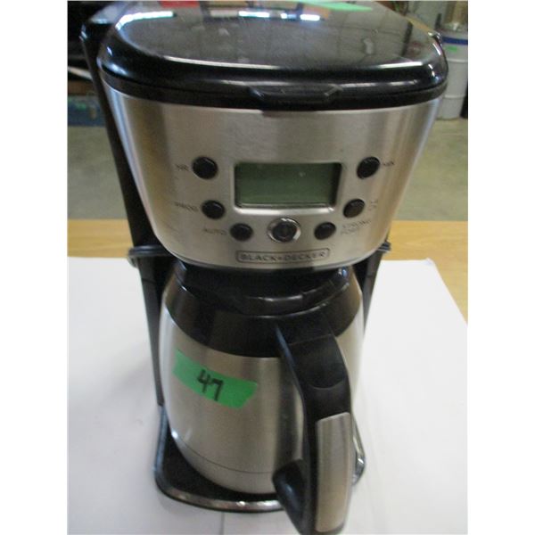 ESTATE:  BLACK & DECKER COFFEE MAKER