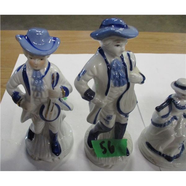 ESTATE:  BOX C/W 5 DELPH DESIGN ORNAMENTS
