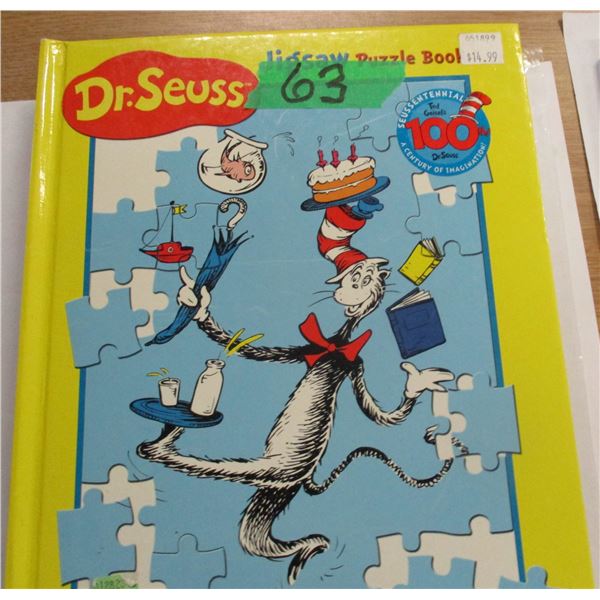 ESTATE:  DR. SUESS PUZZLE BOOK, STICKER BOOK