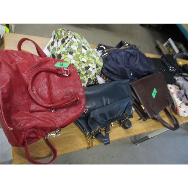 ESTATE:  BOX C/W ASSORTED PURSES