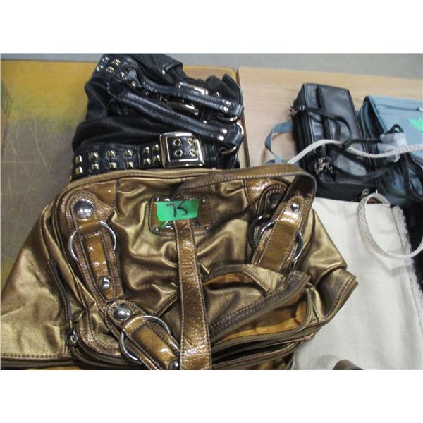 ESTATE:  BOX C/W ASSORTED PURSES