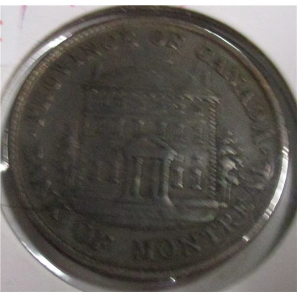1842 PROVINCE OF CANADA PENNY TOKEN