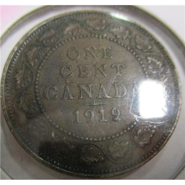 1919 CANADA KING GEORGE V LARGE CENT