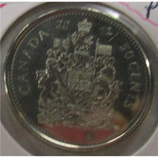 2012 PROOF CANADA HALF DOLLAR