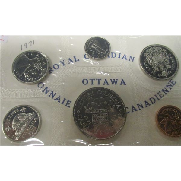1971 PROOF CANADA MINT SEALED COIN SET