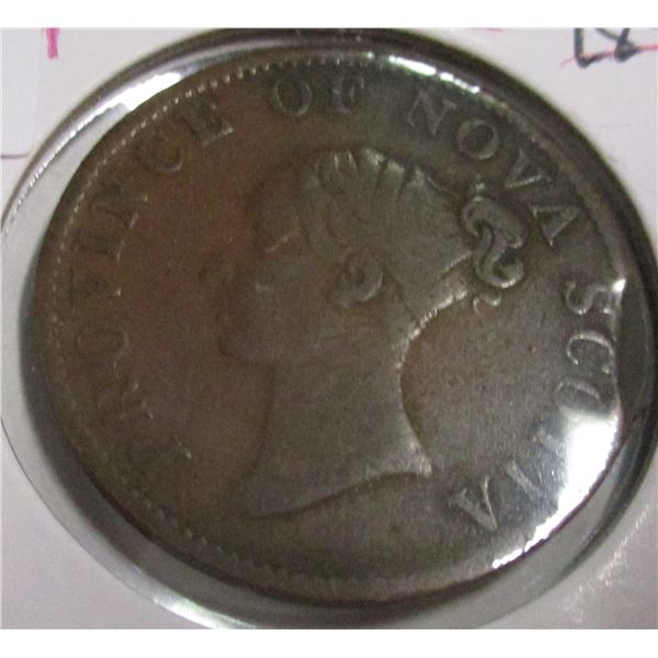 1840 BANK OF NOVA SCOTIA HALF PENNY TOKEN
