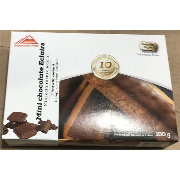 FROZEN:  MINI CHOCOLATE ECLAIRS (180G)