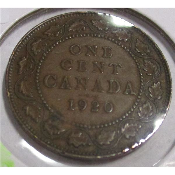 1920 CANADA KING GEORGE V LARGE PENNY