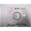 Image 7 : 1967 CANADA SILVER FISH DIME