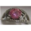 Image 1 : STERLING SILVER DINNER RING (SIZE 6.5)