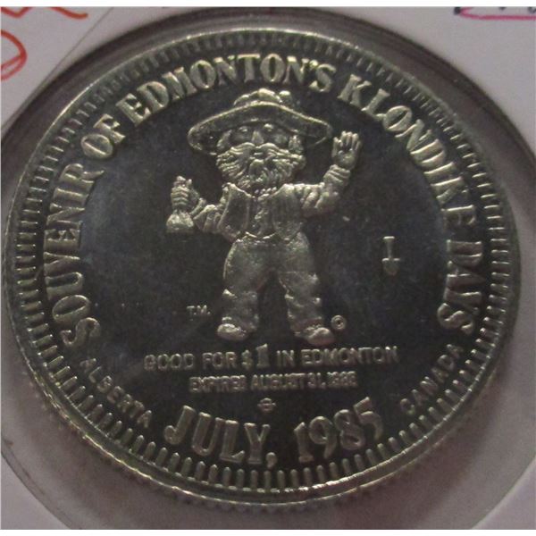 1985 PROOF LIKE KLONDIKE DOLLAR