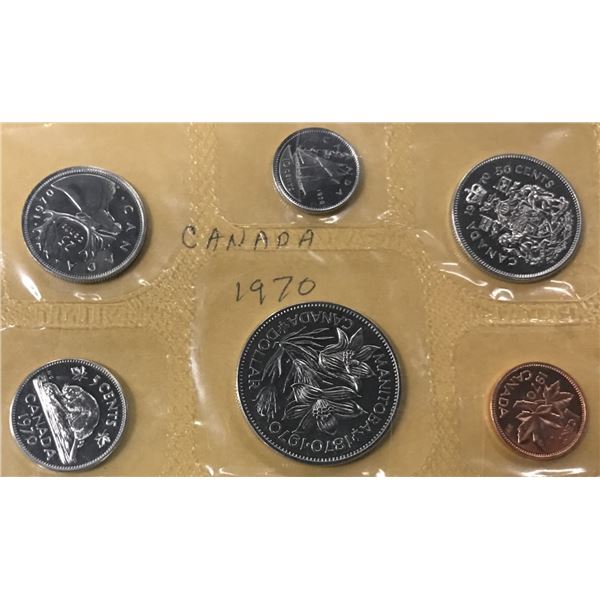 1970 MANITOBA PROOF MINT SEALED COIN SET