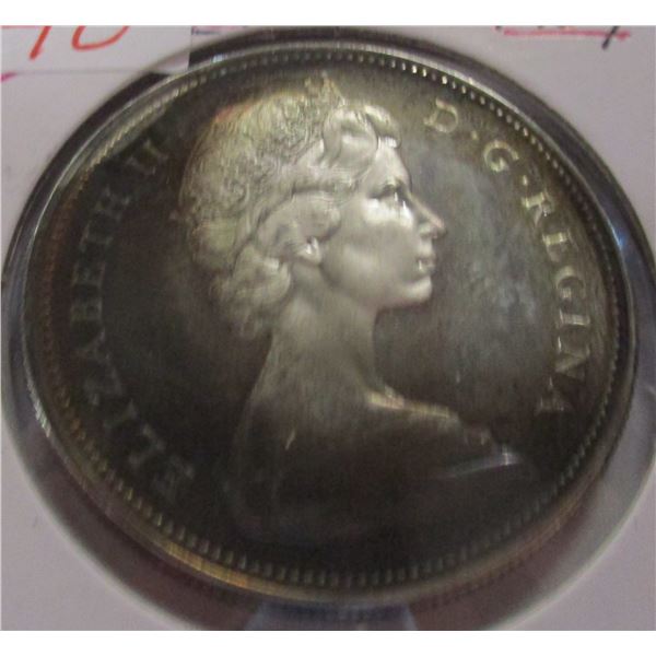 1867 - 1967 PROOF CAMEO CANADA SILVER DOLLAR