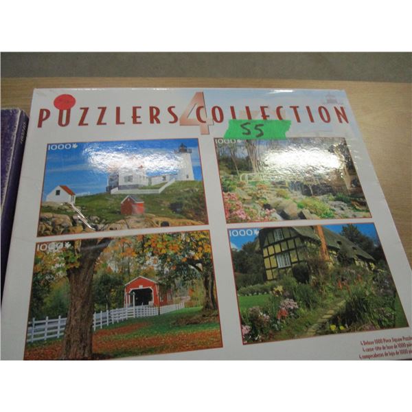 ESTATE:  PUZZLE, BALDERDASH GAME, SCATTERGORIES GAME, 3D PUZZLE
