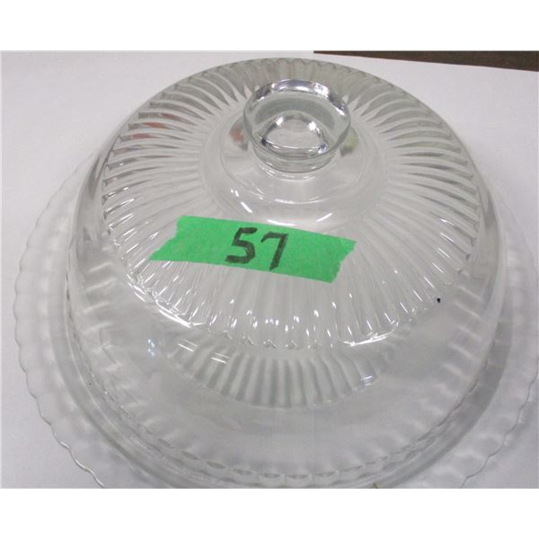 ESTATE:  PRINCESS HOUSE CAKE SERVER WITH LID