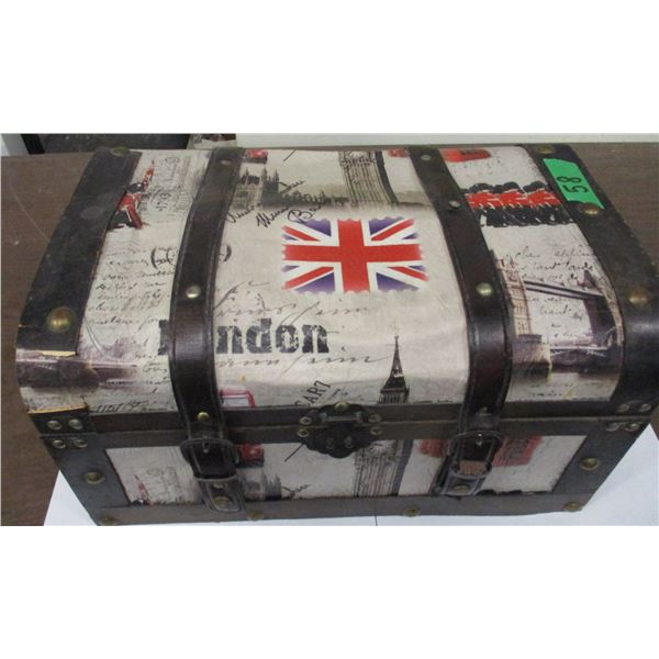 ESTATE:  DECORATIVE TRUNK (APPROX. 17" L X 11" W X 9"H)