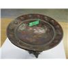 Image 2 : ESTATE:  TIN PEDESTAL BOWL