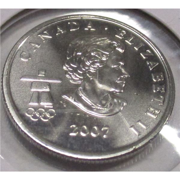 2007 PROOF CAMEO VANCOUVER OLYMPIC QUARTER