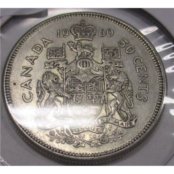 1960 CANADA SILVER HALF DOLLAR