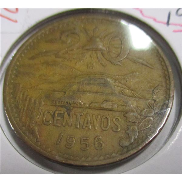 1956 MEXICO CENTAVO COIN