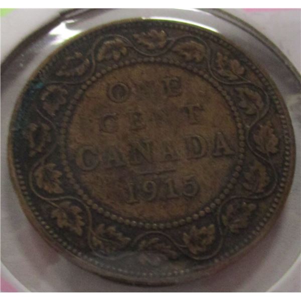 1915 CANADA KING GEORGE V LARGE CENT
