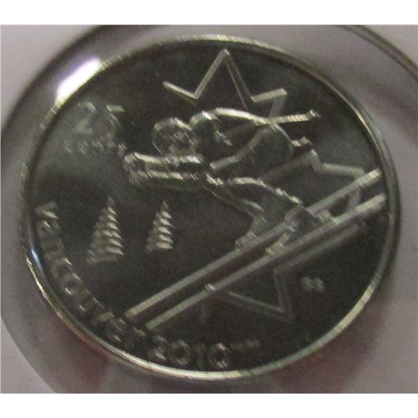 2007 PROOF OLYMPIC CANADA SKIING QUARTER
