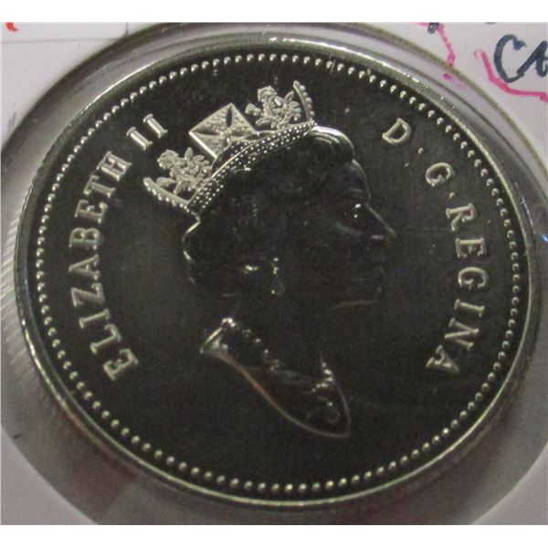 1997 PROOF CAMEO CANADA HALF DOLLAR