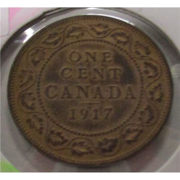 1917 CANADA KING GEORGE V LARGE PENNY TOKEN