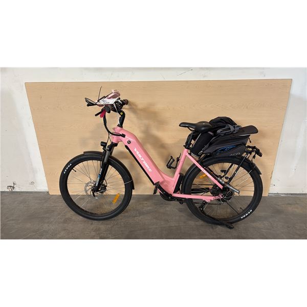PINK VOLTBIKE ELEGANT V2 STEP-THROUGH ELECTRIC COMMUTER BIKE