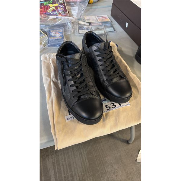 MENS BLACK MS 0260 8 TRAINER SNEAKERS