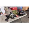 Image 1 : MSR SNOW SHOES C/W TAIL, CLIMB ROPE, CRAMPONS, BINOCULAR, FLASHLIGHTS AND MORE
