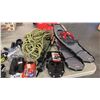 Image 2 : MSR SNOW SHOES C/W TAIL, CLIMB ROPE, CRAMPONS, BINOCULAR, FLASHLIGHTS AND MORE