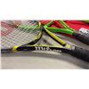 Image 2 : 3 TENNIS RACKETS INCL WILSON V-MATRIX SERIES