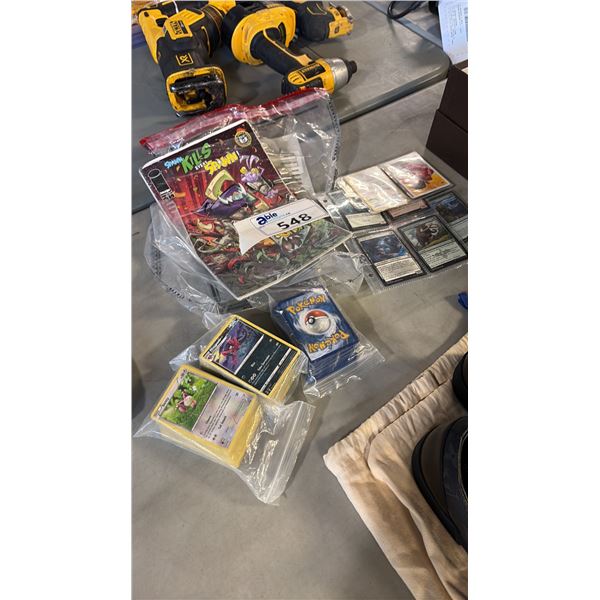 TRADING CARDS INCL POKMON CARDS