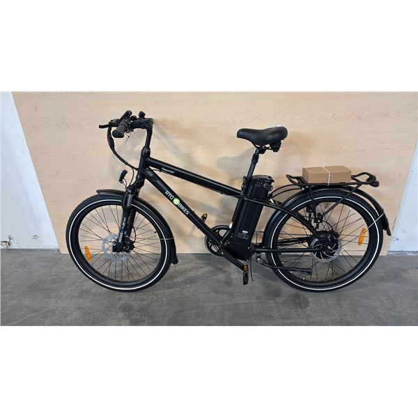 BLACK RTG IMPERIAL FRONT SUSPENSION 8-SPEED ELECTRIC BIKE