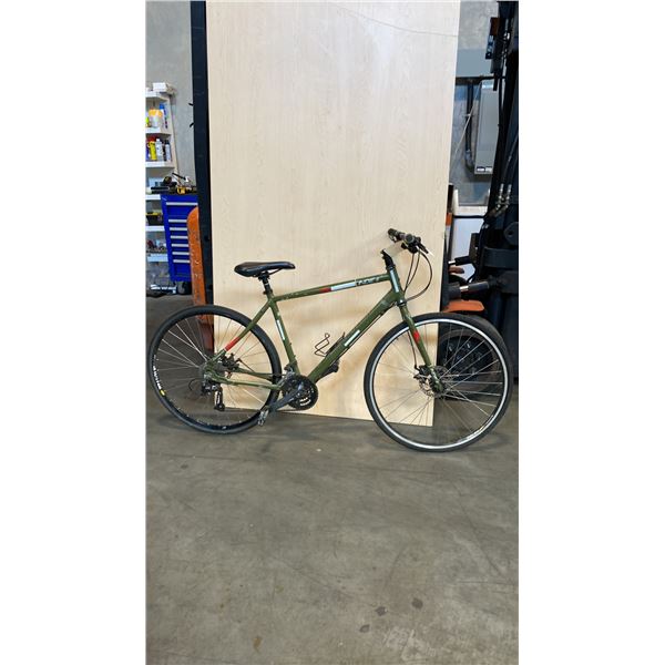 GREEN NORCO INDIE 3 CITY HYBRID BIKE W/ 27-SPEED