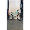 Image 1 : LIGHT BLUE ROCKY MOUNTAIN FRONT-SUSPENSION SINGLE-SPEED HYBRID BIKE