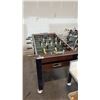 Image 1 : WALNUT WOOD-GRAIN FINISH FOOSBALL TABLE