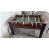 Image 2 : WALNUT WOOD-GRAIN FINISH FOOSBALL TABLE