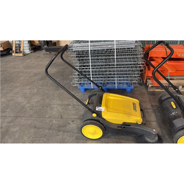 KRCHER KM 70/20 C HIGH-PERFORMANCE COMMERCIAL MANUAL WALK-BEHIND PUSH SWEEPER