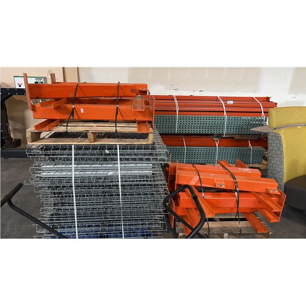 INDUSTRIAL PALLET RACKING STRUCTURAL COMPONENTS - MUST TAKE ALL