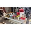 Image 1 : ASSORTED TABLEWARE INCL STAINLESS CLAD COOKWARE, CERAMIC SERVING PLATES AND MORE - MUST TAKE ALL