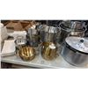 Image 2 : ASSORTED TABLEWARE INCL STAINLESS CLAD COOKWARE, CERAMIC SERVING PLATES AND MORE - MUST TAKE ALL
