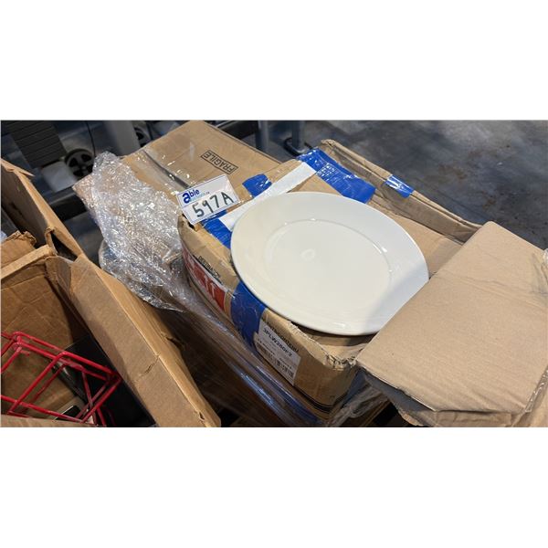 4 BOXES DUDSON BS 4034 COMMERCIAL DINNERWARE