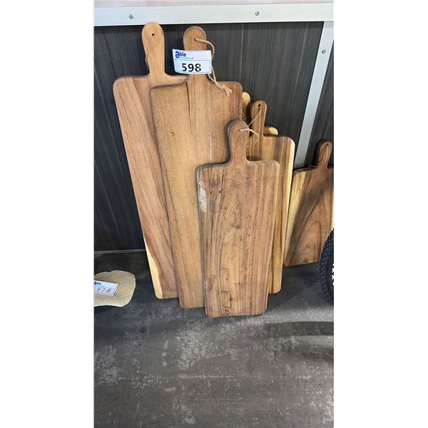 EXOTIC WOOD CHARCUTERIE PADDLE BOARDS
