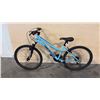 Image 1 : AQUA/LIGHT BLUE NAKAMURA INSPIRE 18-SPEED HARDTAIL JUNIOR MOUNTAIN BIKE
