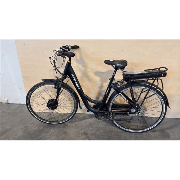 BLACK ETRONIC COMMUTER E-BIKE - NO CHARGER, NO KEY