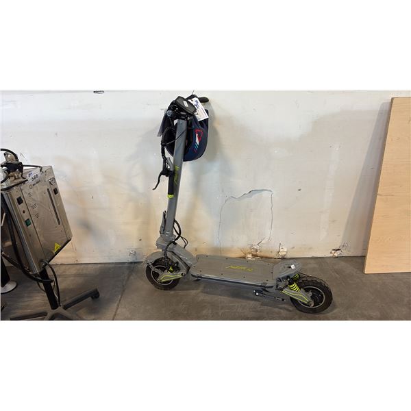 MUKUTA 10 PLUS ALL-TERRAIN ELECTRIC KICK-SCOOTER - NO CHARGER, BROKEN HANDLE BAR