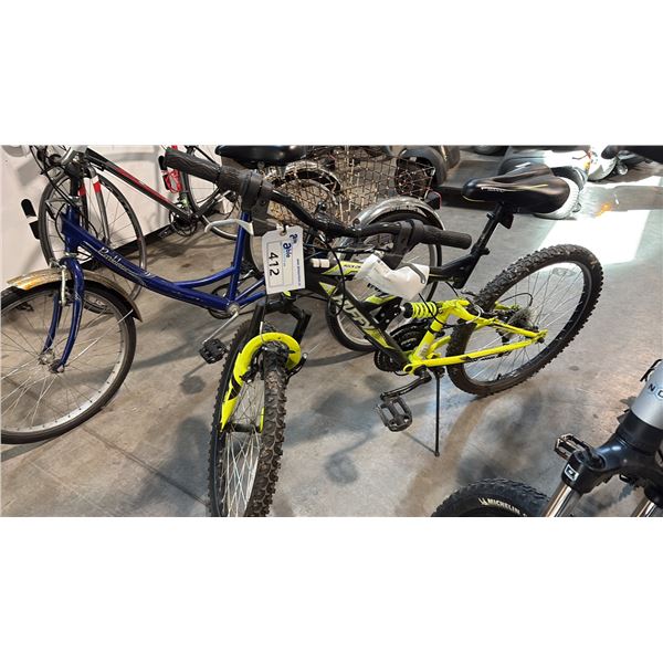 HUFFY ROCK CREEK 21-SPEED FRONT-SUSPENSION ENTRY-LEVEL HARDTAIL MOUNTAIN BIKE